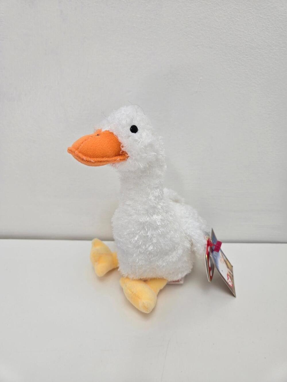 Ty Beanie Baby “Gussy” the Goose! *Rare* Charlotte’s Web Movie Promo! (7.5 inch)